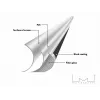 Schermo di proiezione motorizzato MULTIBRACKETS M 16:10 90 inch (visibile 193,9×121,2 cm) bianco opaco, nero/bianco