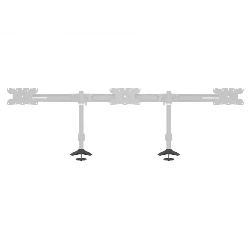 Base a passacavo Multibrackets M Desktopmount per supporti monitor singolo/doppio/triplo nero modello