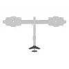 Base a passacavo Multibrackets M Desktopmount per supporti monitor singolo/doppio/triplo nero modello