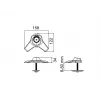 Base a passacavo Multibrackets M Desktopmount per supporti monitor singolo/doppio/triplo nero modello