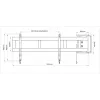 Multibrackets M Universal Swing Arm 180 Degrees Large nero 75 kg 48-69