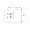 Multibrackets M Universal Swing Arm 180 Degrees Large nero 75 kg 48-69