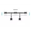 Multibrackets M VESA Desktopmount Triple Desk Clamp 24