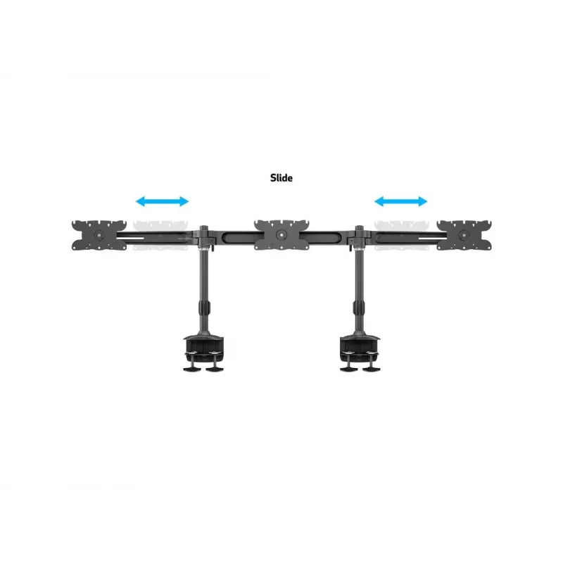 Multibrackets M VESA Desktopmount Triple Desk Clamp 24