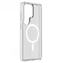 Cellularline Clear Mag - Galaxy S26 Ultra custodia trasparente ultraresistente con bordo in gomma, compatibile con l'ecosistema Qi2 e accessori magnetici, trattata contro l'ingiallimento.
