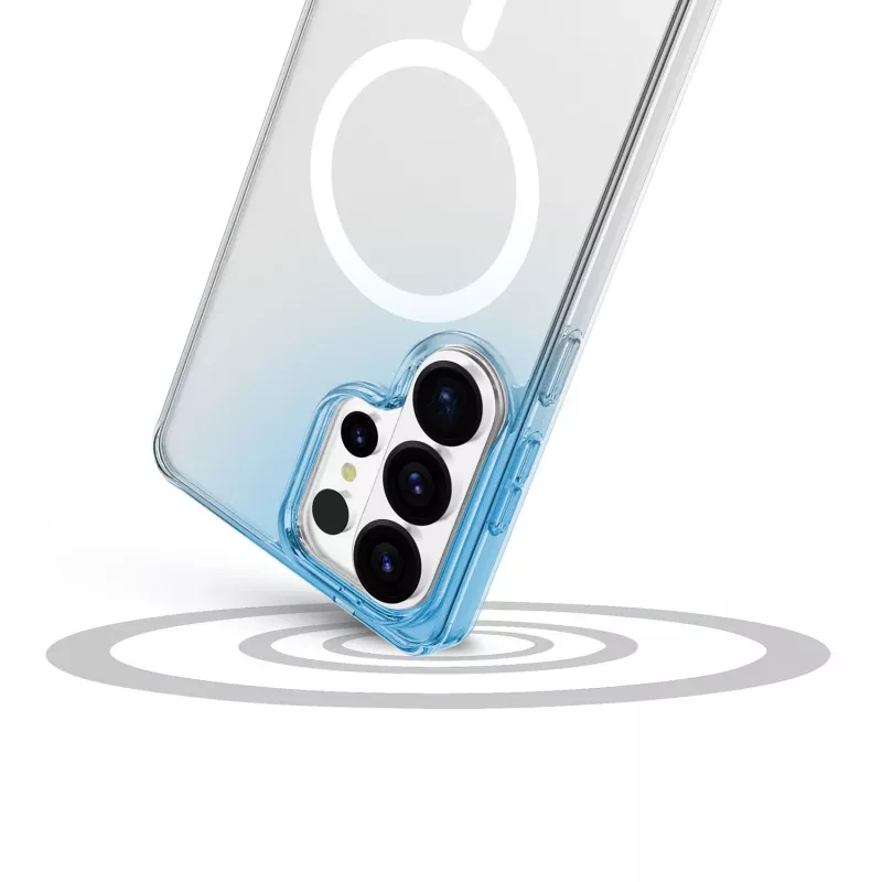 Cellularline Clear Mag - Galaxy S26 Ultra custodia trasparente ultraresistente con bordo in gomma, compatibile con l'ecosistema Qi2 e accessori magnetici, trattata contro l'ingiallimento.
