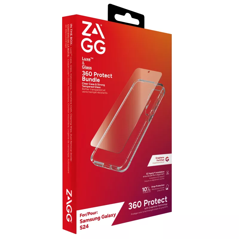 ZAGG Luxe & Glass 360 Bundle Galaxy S24, custodia, Samsung, Galaxy S24, 15,8 cm (6,2