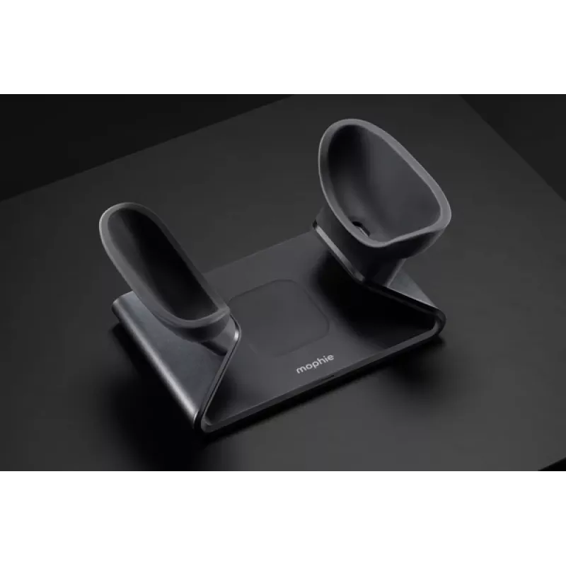 mophie AirPods Max stazione di ricarica, interno, USB, ricarica wireless, nera