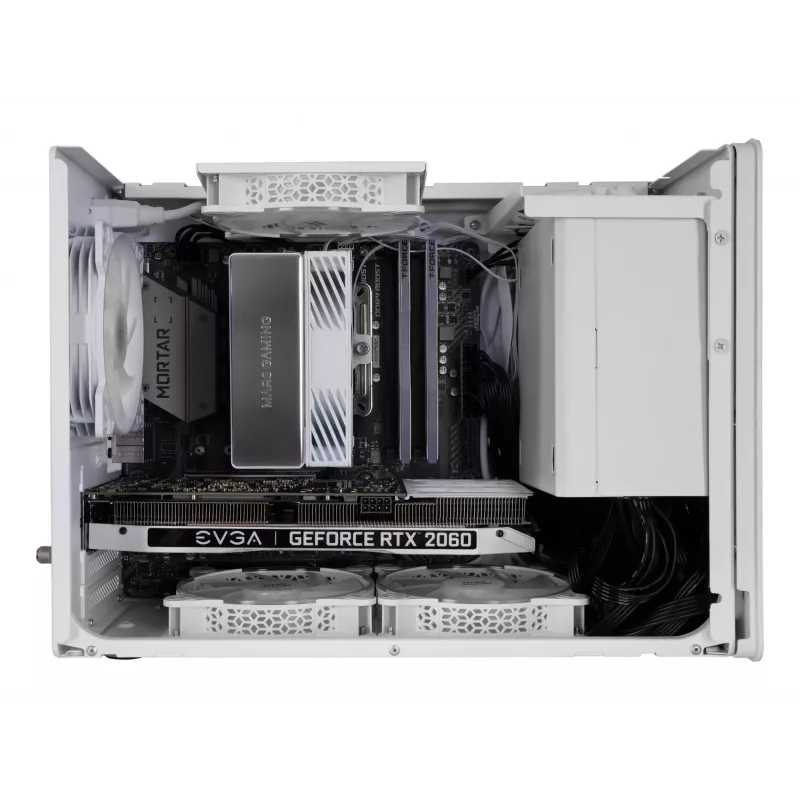 Mars Gaming MC-XPROW Mini Tower bianco