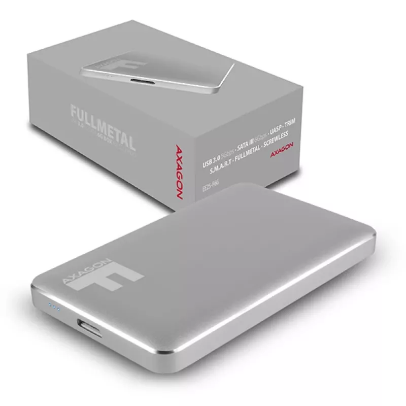 AXAGON EE25-F6G - case HDD / SSD - 2.5 inch - SATA - Serial ATA II - Serial ATA III - 5 Gbit/s - connettività USB - grigio
