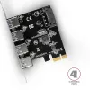 Axagon PCEU-430VL schede/adattatori di interfaccia interni USB 3.2 Gen 1 (3.1 Gen 1)