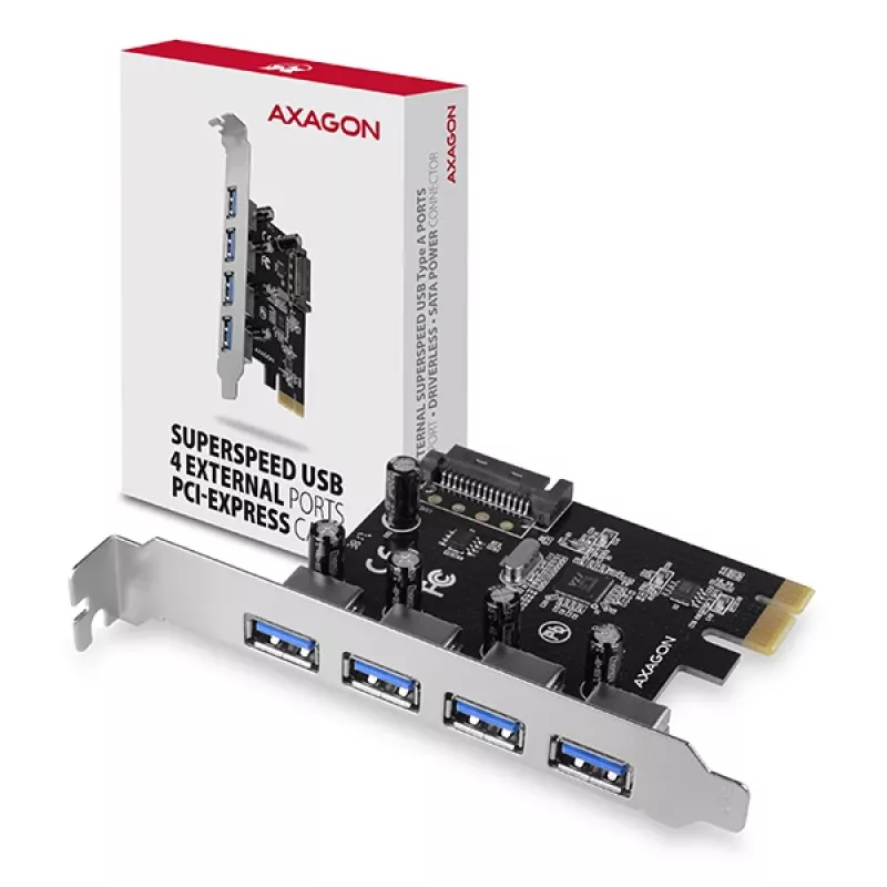Axagon PCEU-430VL schede/adattatori di interfaccia interni USB 3.2 Gen 1 (3.1 Gen 1)