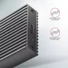 AXAGON EEM2-XR - cover - metallo - argento - M.2 - qualsiasi marca - 112 mm