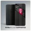 Axagon EEM2-40G case USB-C 40Gbps per SSD M.2 NVMe, alluminio ARMORED