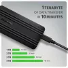 Axagon EEM2-40G case USB-C 40Gbps per SSD M.2 NVMe, alluminio ARMORED