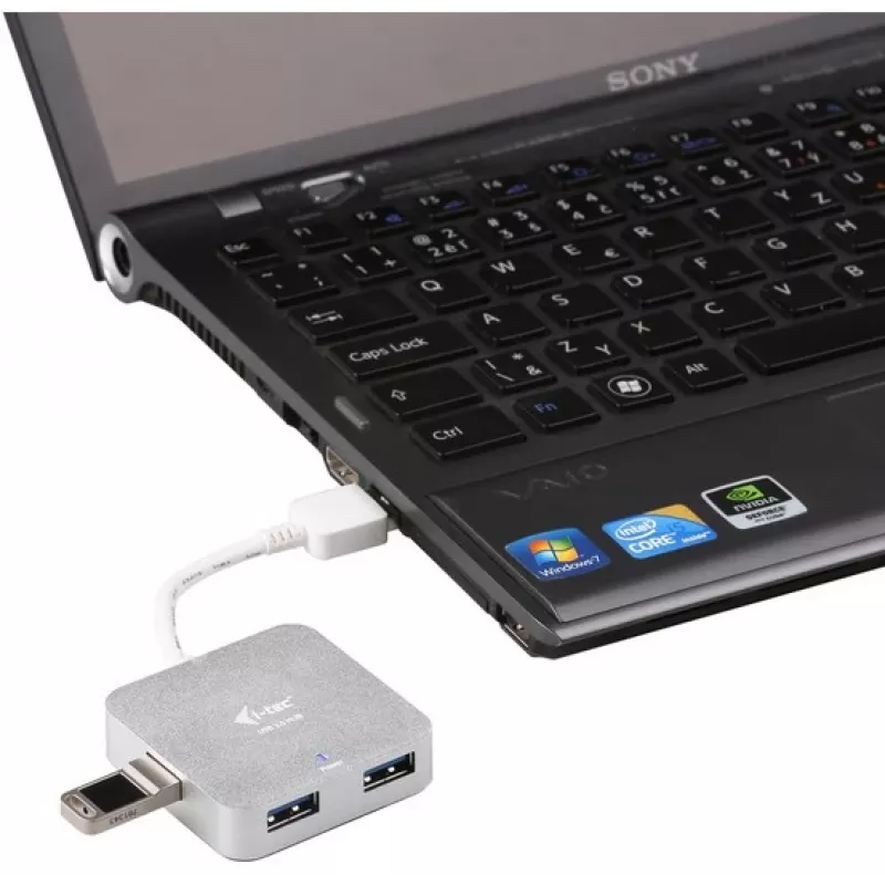 i-tec HUB passivo USB 3.0 in metallo 4 porte