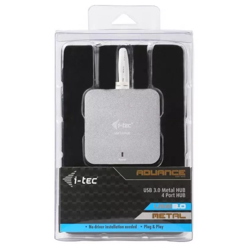 i-tec HUB passivo USB 3.0 in metallo 4 porte
