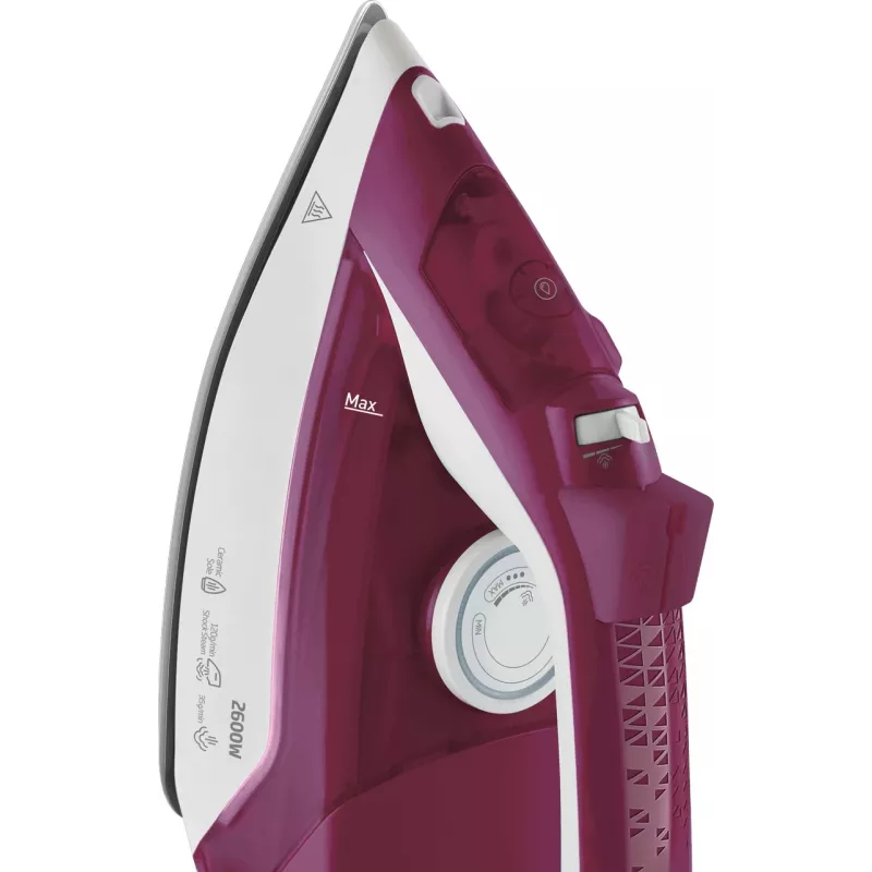 Beko SIM3126R ferro da stiro a vapore piastra ceramica 2600 W rosso