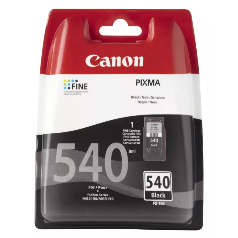 Cartuccia d'inchiostro Canon PG-540 1 pz. originale resa standard photo nero