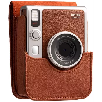 Custodia Fujifilm Instax Mini EVO marrone