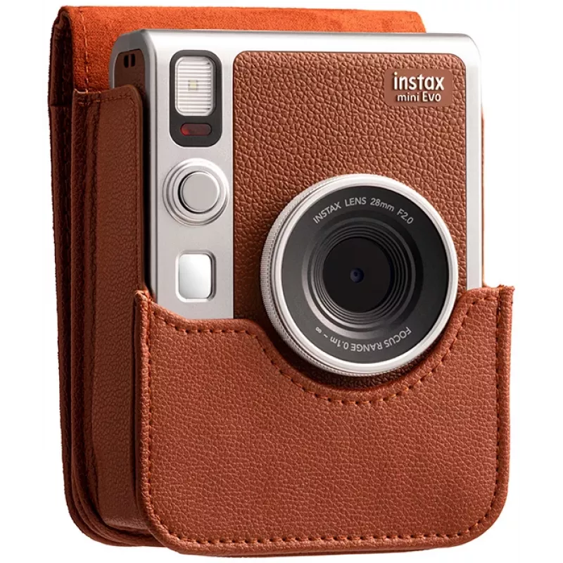 Custodia Fujifilm Instax Mini EVO marrone