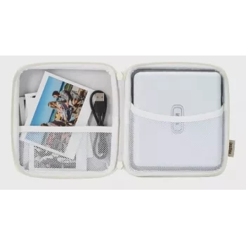 Custodia per stampante Fujifilm per instax Link Wide (modello 70100162648) – bianco cenere