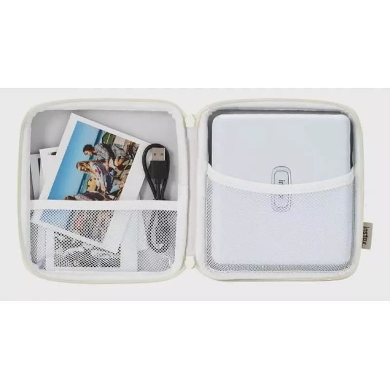 Custodia per stampante Fujifilm per instax Link Wide (modello 70100162648) – bianco cenere