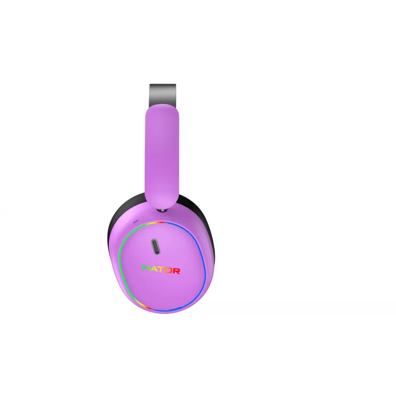 Headset wireless HATOR Phoenix 2 cavo e wireless head-band gaming USB Type-C / USB Type-A Bluetooth viola
