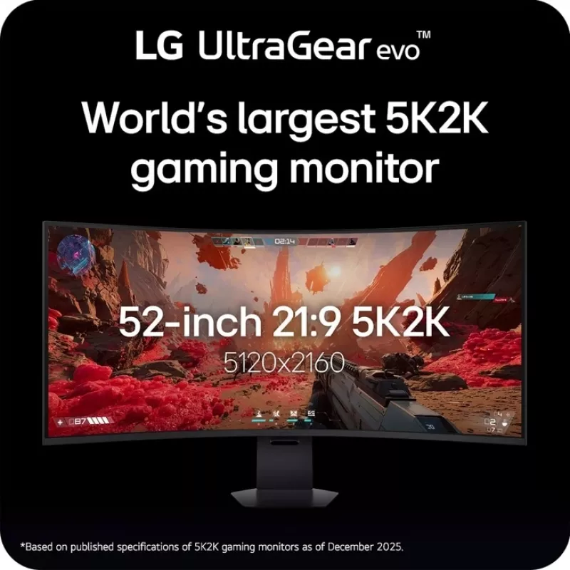 Monitor per computer LG 52G930B-B.AEU 132,1 cm (52 pollici) 5120 x 2160 pixel nero