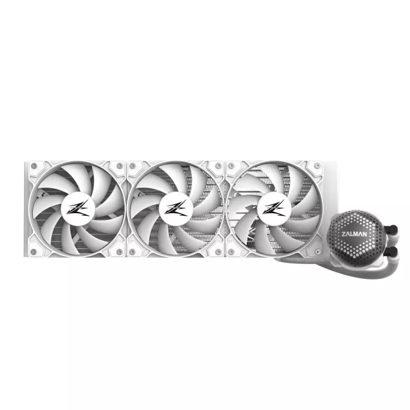 Zalman ALPHA36 White dissipatore liquido CPU radiatore 360 mm 3 ventole da 120 mm pompa ARGB dissipatore liquido all-in-one dual processor 12 cm