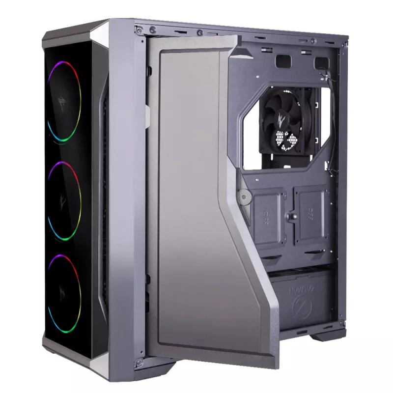 Zalman Z8 TG ATX Mid Tower case per PC, ventole ARGB x3, T/G Midi Tower nero