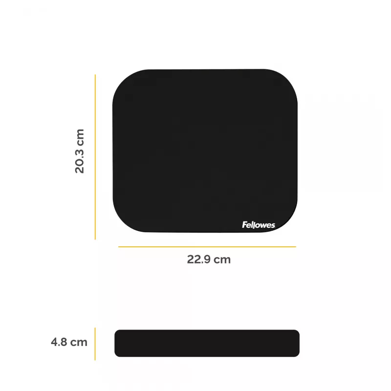 Fellowes tappetino per mouse Premium - nero