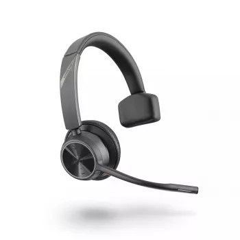 Cuffie HP POLY Voyager 4310 UC — Bluetooth senza fili, archetto, supraurali, portata 50 m, 122 g, nero