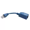 Cavo di rete Tripp Lite N034-05N-BL RJ45 M/F Cat6 0,127 m blu