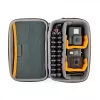 Borsa per fotocamera Lowepro HARDSIDE CS 60 — custodia rigida, compatta, 140×85×227 mm, nero/arancione