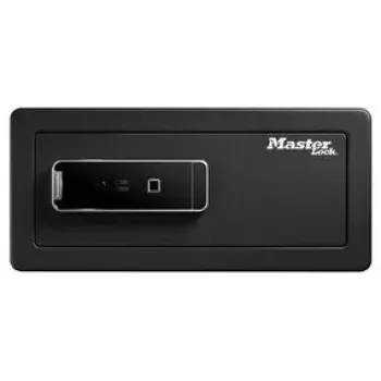 Cassaforte autoportante MASTER LOCK LX110BEURHRO nera 2 chiavi lettore di impronte digitali
