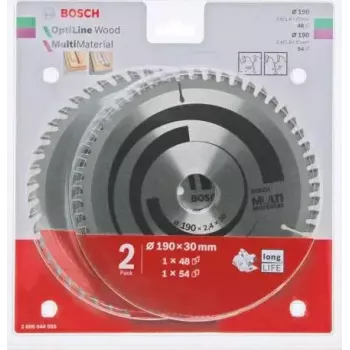 Set di lame Bosch Optiline Wood Multi Material, modello 2608644655