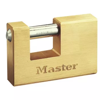 Lucchetto MASTERLOCK 85 mm corpo in ottone massiccio modello 608EURD