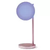 Lampada LED da tavolo Lexon Bubble Lamp LH70LP rosa chiaro 15W con caricabatterie wireless