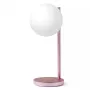 Lampada LED da tavolo Lexon Bubble Lamp LH70LP rosa chiaro 15W con caricabatterie wireless