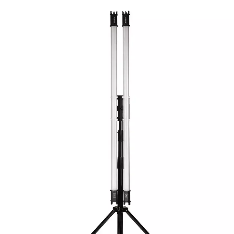 Kit di montaggio Nanlite Pavotube Double Bank 2 T12 LED palo nero
