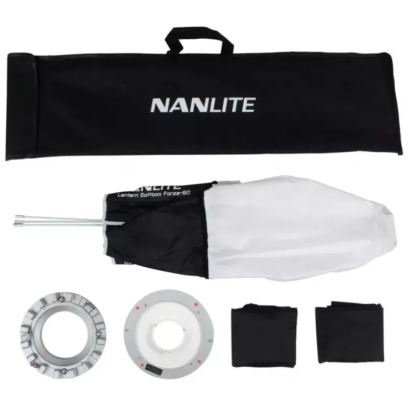 Modificatore di luce Nanlite LT-FZ60 argento bianco diametro 45 cm