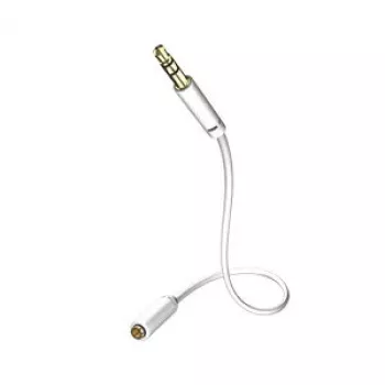Cavo audio Inakustik 00310505 5m 3,5mm bianco