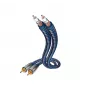 Cavo audio Inakustik 0040403 3m 2xRCA blu