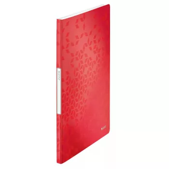 Cartella portadocumenti Leitz WOW 20 buste A4 rosso polipropilene