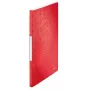Cartella portadocumenti Leitz WOW 20 buste A4 rosso polipropilene
