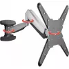 Supporto da parete per TV Schwaiger LWHD5530 511 nero