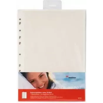 Carta fotografica Walther DS118 autoadesiva bianca, 10 fogli