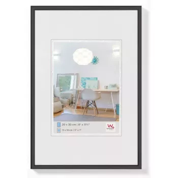 Cornice singola Walther Design KV824B nera