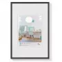 Cornice singola Walther Design KV824B nera